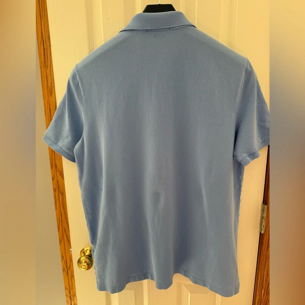 Polo Ralph Lauren | Size Large | Mens Light Blue Solid Polo Short Sleeve Spring